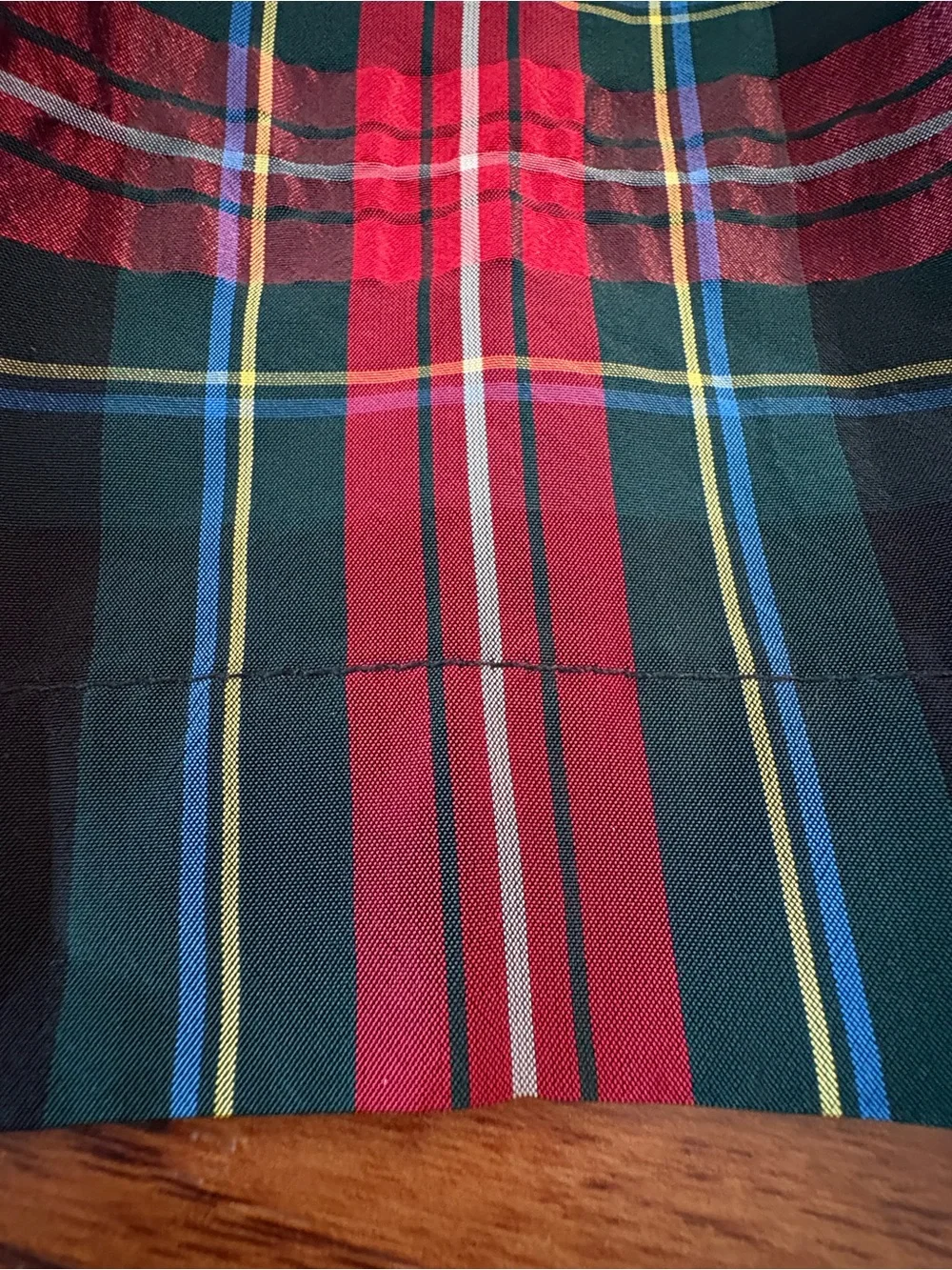 Vineyard Vines Girls XS Holiday Tartan Plaid Ruffle Sleeve Dress